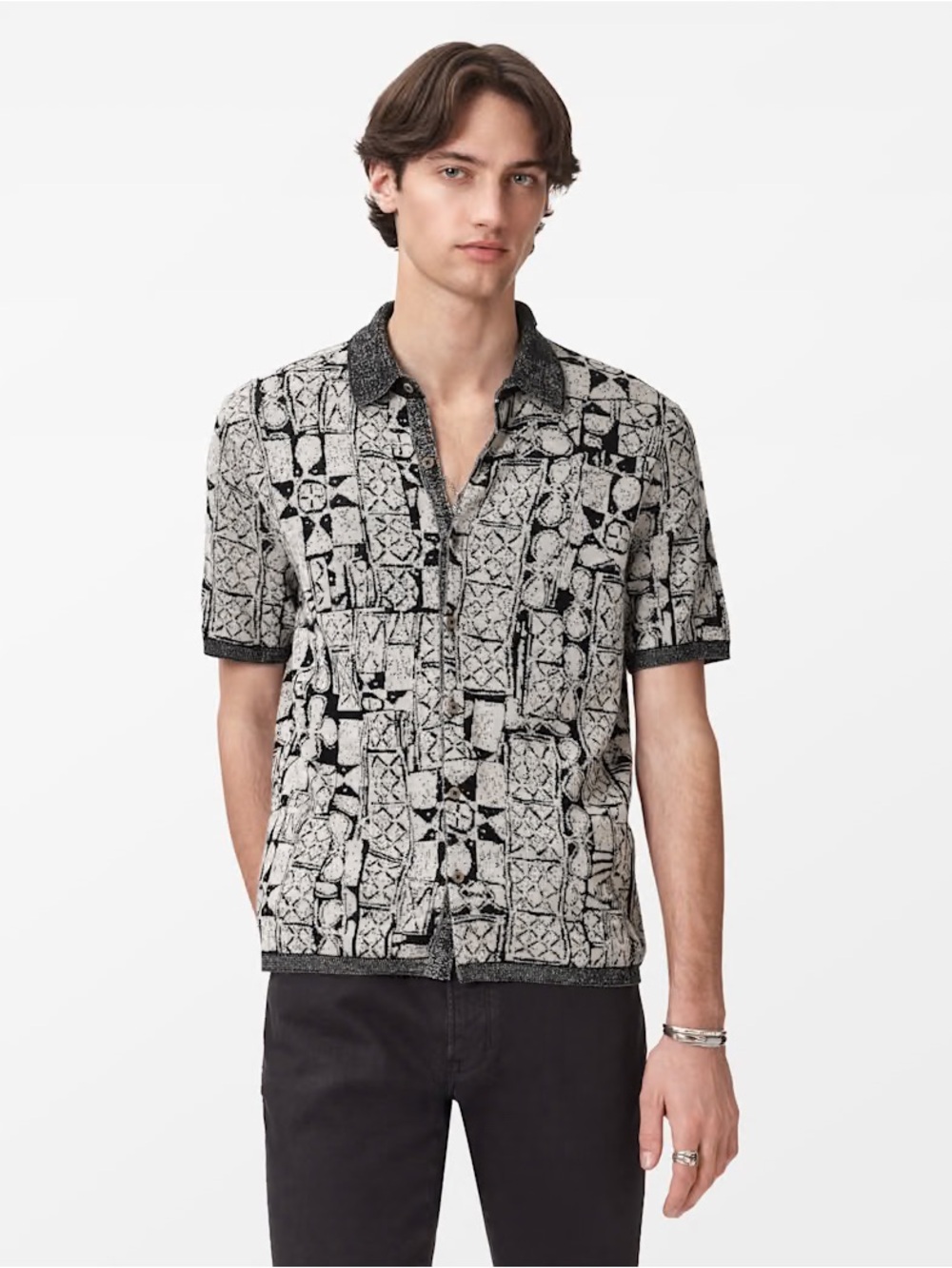 NWT $398 John Varvatos Collection Ferrin Shirt Size medium
